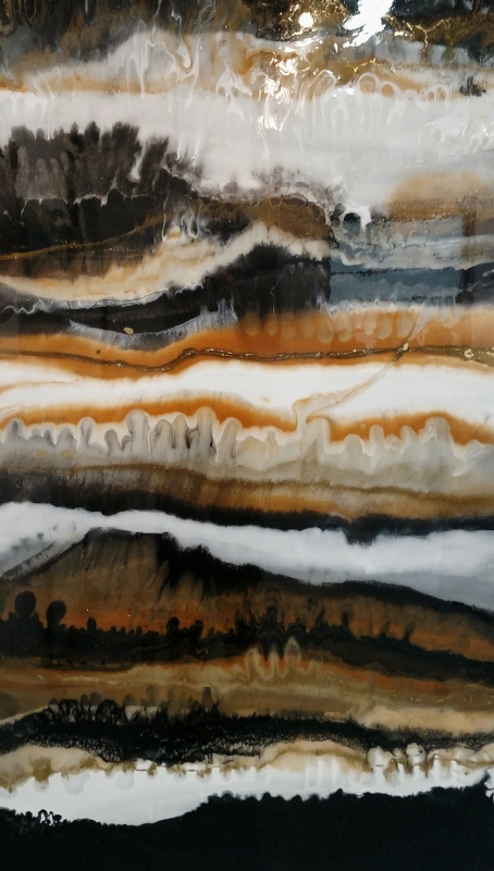 golden mountains by artist Lacy Husmann